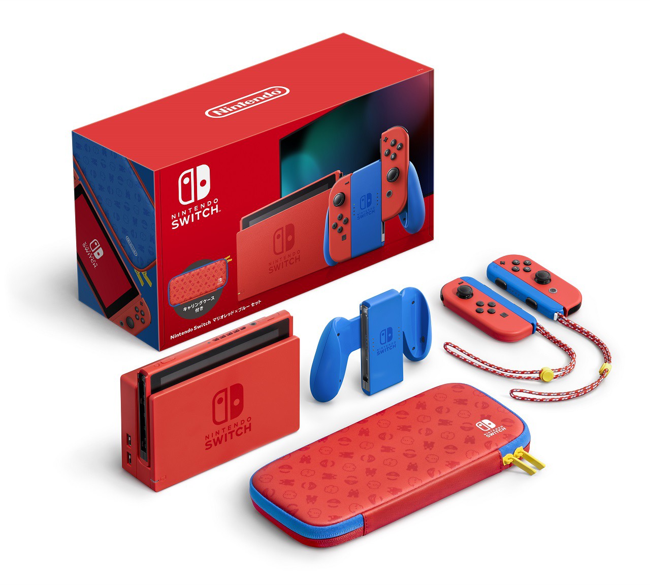 Nintendo Switch マリオレッド×ブルー セット」が2月12日に発売決定 